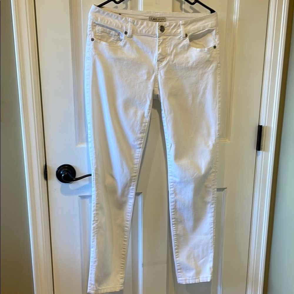 CAbi White Skinny Jeans